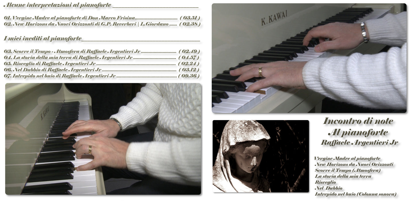 Musica - CD Incontro di note al pianoforte - Autore: Raffaele Argentieri Jr